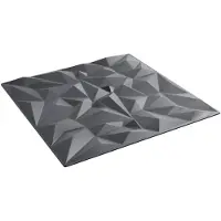 vidaXL Wandpanelen 48 st 50 x 50 cm Amethist Grijs XPS Schuim