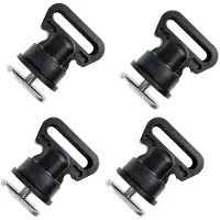 Tlily 4PCS Marine Track Mount Vertical Tie Downs voor Het Vastzetten van Koelboxen Rail Mount Viskajakboten Roei-Accessoires