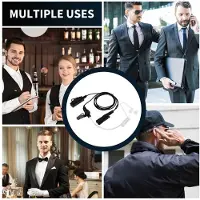 Tlily Walkie Talkie Air Acoustic Tube PPT Headset Oortelefoon voor Xir P6600 P6620 XPR3300 XPR3500 MTP3250