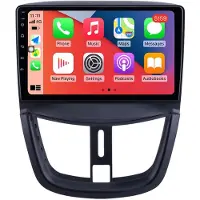 RoverOne Autoradio Bluetooth CarPlay GPS Navigatie voor Peugeot 207 2006 - 2015