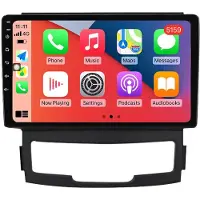 RoverOne Autoradio Bluetooth CarPlay GPS Navigatie voor SsangYong Korando 3 Actyon 2 2010 - 2013