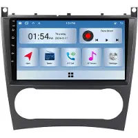 RoverOne 6G+128G Car Multimedia Player Autoradio CarPlay Bluetooth Android Radio GPS voor Mercedes Benz C Class