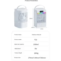 Typecat Draagbare airconditionerventilator, verdampingskoeler en luchtbevochtiger met 3 snelheden