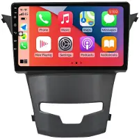 RoverOne Autoradio Bluetooth CarPlay GPS Navigatie voor SsangYong Korando 3 Actyon 2 2013 - 2017
