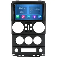 RoverOne 4G+64G Autoradio Bluetooth CarPlay Android Auto GPS Navigatie voor Jeep Wrangler 3 JK 2008 - 2010