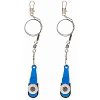Wella 2X Kajak Vissen Downrigger Outrigger Trolling Release Clip Verstelbare Tension Release Clip 5.5 X 1.7 X 2.6Cm Blauw