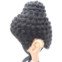 ISTOVO 2X Zwemmutsen TathaGata Boeddhavorm Duurzame Antislip Flexibele Latex Badmutsen voor Surfen Kinderen Meisjes Jongens Dames Heren