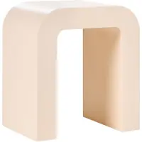Beliani ENID - Bijzettafel - Lichtbeige - MDF