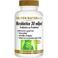 Golden naturals Probiotica 30 miljard (120 capsules)