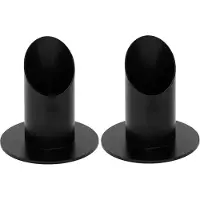 Melitt 2 Stuks Communiehouder Schuine Metalen Kandelaars Tafelmiddenstukken Doopsels Kandelaars Standaard Basis H3CF