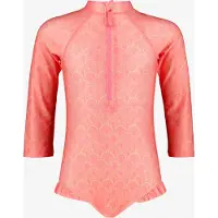 Osaga meisjes UV badpak driekwart mouwen roze maat 128/134