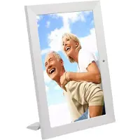 ISTOVO 8inch Scherm Digitaal Fotolijstje LED-Achtergrondverlichting HD IPS 1280x800 Elektronisch Album Foto Muziek Film Volledige Functionaliteit EU-Stekker