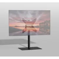 Cavus Vloerstandaard SQUARE zwart 80 cm VESA 400x400