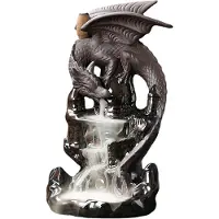 Melitt Wierook Waterval Wierookbrander Keramische Draak Decoratief Spel Gemengde Wierook Kegel Waterval Roken Kamer Decor