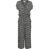 Kaffe Jumpsuit 'Mille' zwart / offwhite