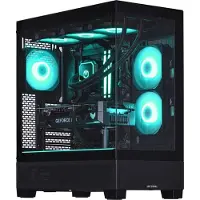 Actina 5901443417033, PC met AMD Ryzen 9 7900 processor, 32 GB DDR5-SDRAM geheugen, 1 TB SSD opslag en AMD Radeon RX 9070 XT grafische kaart, in een zwarte midi-tower behuizing