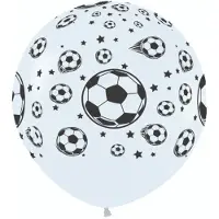 Sempertex 36 inch Ballon voetbal All over - 2 stuks