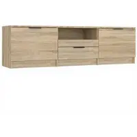 vidaXL Tv-meubel Sonoma eiken 140x35x40 cm bewerkt hout