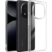 Mayaxess Hoesje voor Xiaomi Redmi Note 14 Pro en 14 Pro Plus Zacht Silicone, Transparant