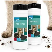 Hg 2 x - Pet Wipes - Doekjes Voor Huisdieren - 50 Doekjes - Dierenwipes - Huisdierdoekjes - Hondendoekjes - Katendoekjes - Dierenverzorging