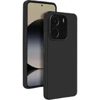 Mayaxess , Hoesje voor Xiaomi Redmi Note 14 4G Zacht Silicone Dun Coating, Zwart