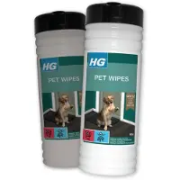 Hg - Pet Wipes - Doekjes Voor Huisdieren - 50 Doekjes - Voordeelverpakking - 2 stuks
