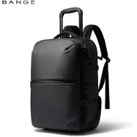 Bange CarryQuest - Rugzaktrolley 34L – Trolley Rugzak met Wielen - Laptopvak 15.6 inch - TSA Slot - Waterafstotend - Reistas - BG8150 - Zwart