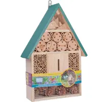 Bûten Insectenhotel Groen Dak - Insectenhuis - - Houtkleur - 889283