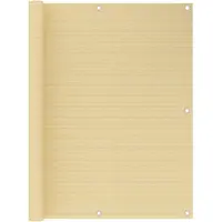 vidaXL Balkonscherm 120x600 cm HDPE beige