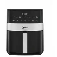Midea MF-CN65E digitale airfryer, 6,5 L, zwart