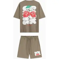 BLACK BANANAS Kinderen Cherry Supply Twin Set, Bruin