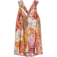 Desigual Jumpsuit geel / rosa / rood / wit