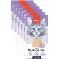 WANPY - Makreelfilet puur - voor kat - 6x 25 gram