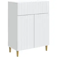 vidaXL Dressoir Wit 66 x 34,5 x 90 cm Bewerkt hout