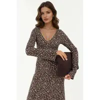 Hiccups for Kids Elegante Bloemenprint V-hals Bodycon Maxidress