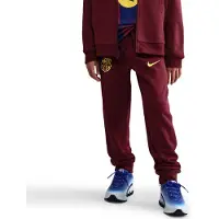 Nike FC Barcelona Club Fleece Joggingbroek 2025-2026 Kids Donkerrood Geel