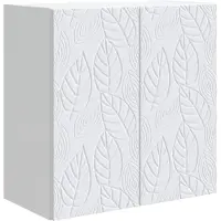 vidaXL - Wandkast - Wit - 59 - x - 31 - x - 60 - cm - Bewerkt - hout