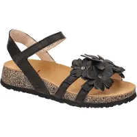 Think Sandaal 'Sandalette Damen 3-000551 0000 Echtleder in schwarz' zwart