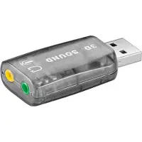 Goobay Externe geluidskaart USB | (USB A, USB 2.0)