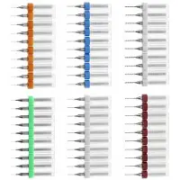 WT&D Set van 10 micro boortjes in een doosje (0.70 mm) - WD1775994827