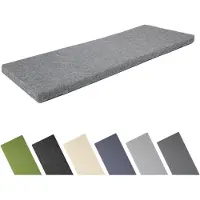 Garronda Bankkussen 100x40 cm – 4 cm dik – Waterafstotend & UV-bestendig – Grijs GD-AM-Dino