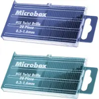 WT&D Set van 40 micro hss boortjes 0.3 - 1.6 mm in doosjes