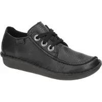 Clarks ballerina's FUNNY DREAM, damesmodel, leer, zwart. Maat: 3