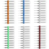 WT&D Set van 10 micro boortjes in een doosje (0.40 mm)
