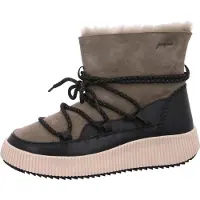 Palpa Boots 'Enkellaarsjes Plat' groen