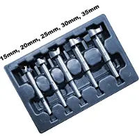 WT&D Forstner borenset (5 delig) om grote gaten te boren