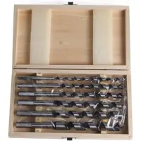 WT&D Set van 6 slangenboren (8, 10, 12, 14, 16, 18 mm) in houten doos