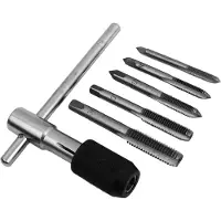 WT&D Set draadtappen M5, M6, M7, M8, M10 met tapijzer