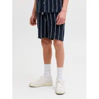 Jack & Jones Junior Broek 'JPSTJaiden' beige / nachtblauw / wit