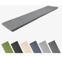 Garronda Bankkussen 180x40 cm – 4 cm dik – Waterafstotend & UV-bestendig – Grijs GD-AM-Dino